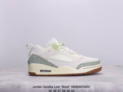 jordan Spizike Low Bred Aj 乔丹合体元素 黑红配色 文化休闲板鞋 Fq 9-106 #整双鞋在 Air Jordan 5 Low 廓形