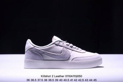 耐克 Killshot 2 Leather 受到og网球鞋的启发，Killshot 2采用多种纹理皮革打造了鞋面，营造出清新的外观。从柔软的绒面革到具有光泽的光