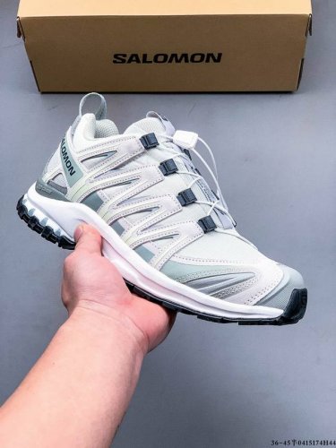 Salomon Xa pro 3D Adv 萨洛蒙 户外越野跑鞋 鞋面采用Sensifit贴合技术 全方位贴合包裹脚型 鞋跟部鞋底牵引设计 提供强大的抓地性能