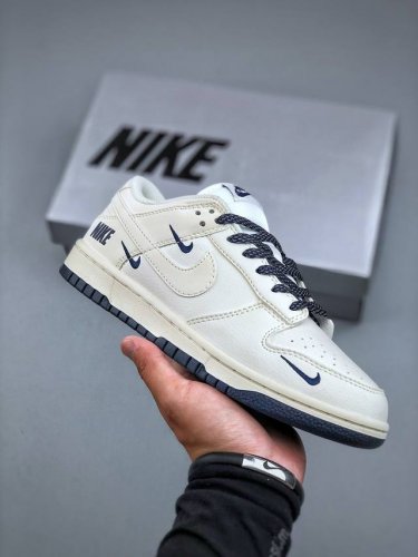Nike Sb Dunk Low Bape Xf11联名-米白小勾 周年高端定制 低帮休闲板鞋定制鞋盒 大厂纯原品质出货 超高清洁度 皮料切割干净无任何毛边 细