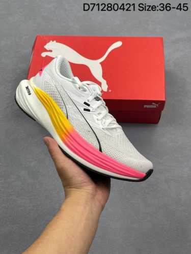 全新彪马puma White 经典明星系列低帮网面复古百搭休闲运动鞋 类型：男女鞋 尺码：36-45 D71 421