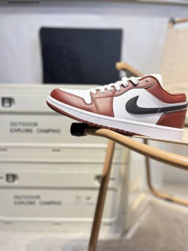 公司级头层皮乔丹Air Jordan 1 Low Aj1低帮系列篮球鞋 官方同步配色 原装级产物 #拒绝公底 立体鞋型 细节完美 高清洁度Hf3148 Qw74