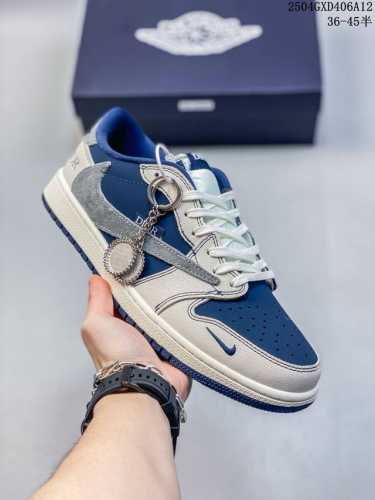 海外爆款限量发售！Travis Scott X Fragment Design X Jordan Air Jordan 1 Low Og Sp “迪奥联名 典雅
