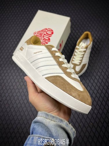 B 公司级Adidas Originals Gazelle Indoor Diy 定制 系列 阿迪达斯 三叶草绅士德训足球风百搭低帮休闲运动板鞋 原装头层材料