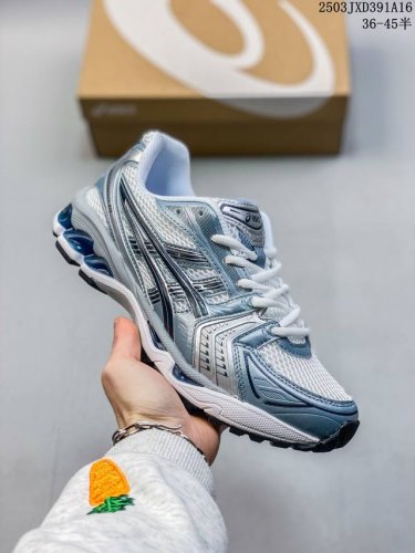 180 亚瑟士 Asics Gel-Kayano 14 公司级版本运动休闲透气专业缓震慢跑鞋。采用工程弹性双层再生网格密度鞋面材质，后跟3D可视Gel缓震乳胶物