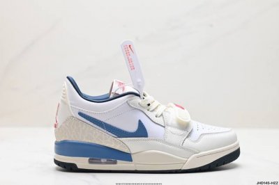 公司级三合一最强合体，多种新配色回归耐克nike Air Jordan Legacy 312 Low”White Grey Fog Blue Red“乔丹最强三