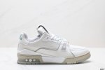 真标全新Lv路易威登Louis Vuitton Trainer Sneaker Low休闲运动文化百搭板鞋 尺码:36-45 Id:Jzd -Kjr