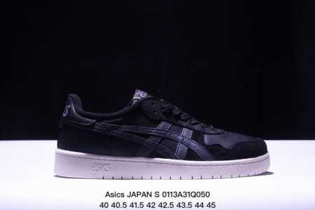 亚瑟士 Asics Japan S中性学院系列 低帮复古厚底增高休闲运动板鞋 软质牛培皮鞋面 货号： 1A173 尺码：如图 Xm0114Q050 - 点击图像关闭