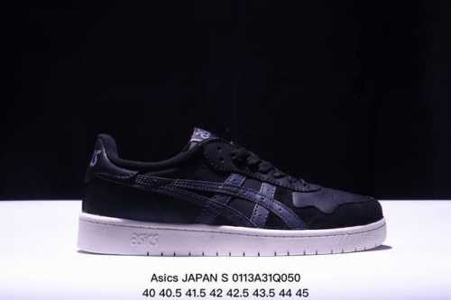 亚瑟士 Asics Japan S中性学院系列 低帮复古厚底增高休闲运动板鞋 软质牛培皮鞋面 货号： 1A173 尺码：如图 Xm0114Q050