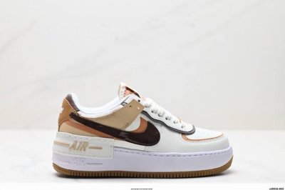 真标耐克Nike Wmns Air Force 1 Shadow全新少女系解构主义设计 马卡龙空军一号轻量增高低帮百搭板鞋 为经典设计注入玩味元素 分层结构、加