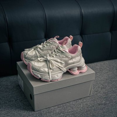 核心私 新配色 广东大厂出品 2025赵露思，新晋潮流鞋靴品 Gg-Cc 5Cm厚底增高 星河粒子 月牙底绑带休闲运动老爹鞋 春日踏青舒适度和少女感 Ggcc运