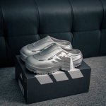 核心私 adidas Ozwave Clog稳定缓震回弹厚底老爹拖鞋 货号 Jr6757 尺码 36 37 37.5 38 38.5 39 40 40.5 41