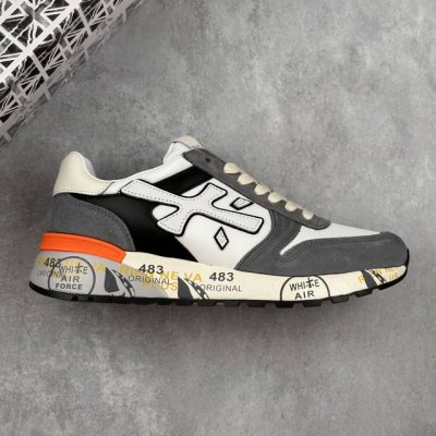 本地 核心私 公司级 普瑞米亚达 premiata Lander Trainers 兰诺系列米字低帮复古百搭休闲训练运动鞋 premiata是意大利品牌 pre