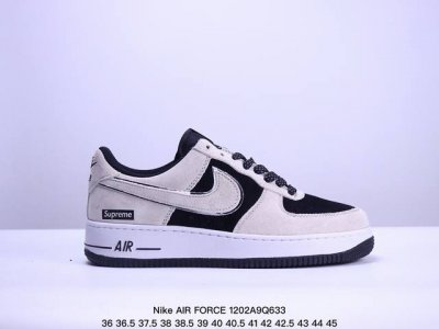 公司级耐克nike Air Force 1‘07 空军一号低帮百搭休闲运动板鞋。柔软、弹性十足的缓震性能和出色的中底设计，横跨复古与现代的外型结合，造就出风靡全