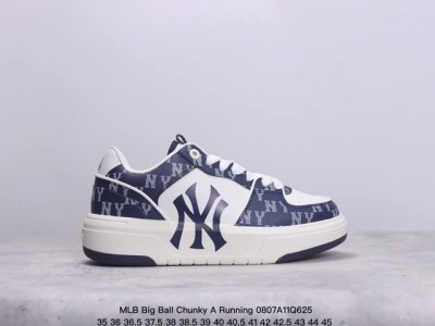 公司级korea韩国ss19限定发售ny美国榄球洋基队限定 X Mlb Big Ball Chunky A Running厚底老爹厚底休闲运动慢跑鞋 货号:3A