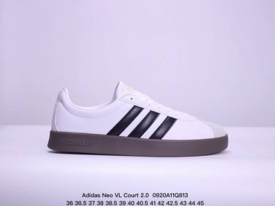公司级adidas Neo Vl Court 2.0 百搭单品 绒面麂皮防滑耐磨轻便低帮板鞋 整双鞋以传统的低帮呈现的清新造型 鞋头优先头层反毛皮 包裹保证优秀