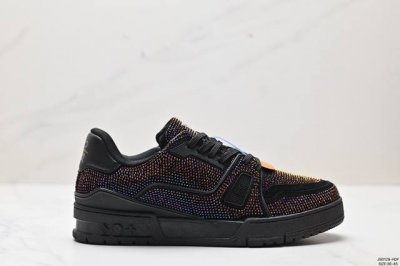 公司级全新lv路易威登louis Vuitton Trainer Sneaker Low休闲运动文化百搭板鞋 尺码:36-45 Id:Jsd129-Hdf