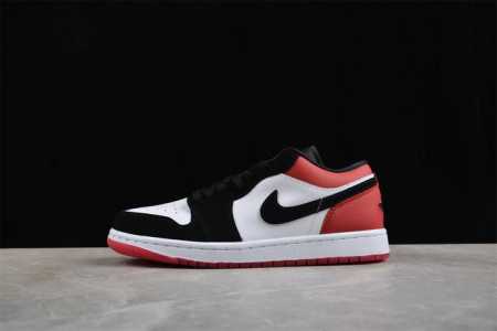 Cj版纯原 Air Jordan 1 Low White Black Gym Red Aj1 乔1黑脚趾 低帮文化休闲板鞋 Ib8971-106 #市售最高品质 - 点击图像关闭