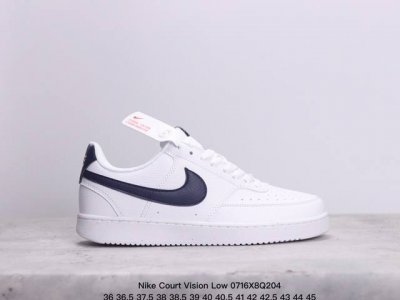 真标nike Court Vision Low 低帮百搭透气休闲运动板鞋，经典耐用的设计，兼顾舒适脚感和出众风范，演绎匠心之作。结构性的支撑贴合感结合复古篮球设