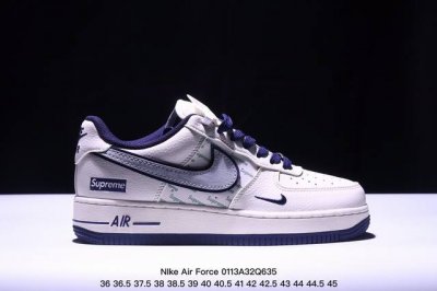 海外限量发售！公司级Nike Air Force 1 '07 Low “北面联名--米白蓝红”空军一号 低帮 运动鞋 休闲鞋 折边针车 工艺难度大 原楦头原纸板