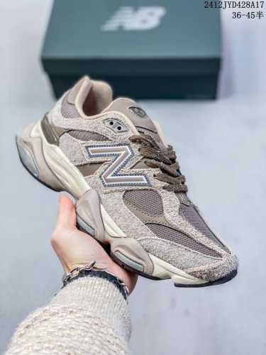 New Balance 9060 Nb9060 Workwear 新百伦9060 低帮 黄棕 男女同款 防滑耐磨低邦运动休闲鞋 鞋面使用了棕色麂皮做为主要材料，