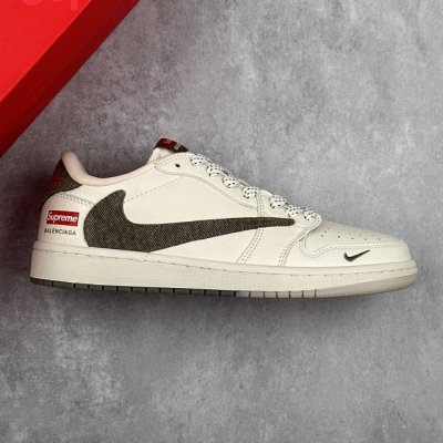 本地290 核心私 Travis Scott X Fragment Design X Air Jordan 1 Low Og Sp Aj1 乔1 Supreme
