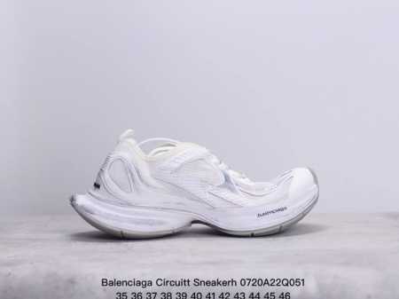 Balenciaga Circuitt Sneakerh 巴黎世家 低帮 黑色 透气网面环道系列低邦复古阔型底姥爹风潮流百搭休闲慢跑鞋休闲鞋 采用超细纤维和网布 - 点击图像关闭