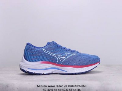 mizuno 美津浓 Wave Rider 26复古时尚休闲舒适减震运动跑步鞋 美津浓wave机械缓震 可以说是机械缓震跑鞋科技的翘楚有着非凡的适应性，有着充分