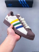公司级头层！阿迪达斯Adidas Superstar 贝壳头经典百搭休闲板鞋 渠道正品订单 诠释市场最高工艺水平 贝壳头经典小白板鞋 专柜上架同步配色 全鞋进口