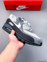公司级！耐克 Wmns Nike Air Max 90 Oreo 半掌气垫全皮复古运动休闲慢跑鞋 0424289X28