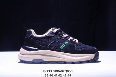 Boss 雨果博斯 钢印版本新款德国高端品牌专柜同步新款、以奢华高端设计出货 鞋面采用原版进口哪怕纳帕小牛皮配滴胶而成 原版 舒适透气. Xm0116Q655