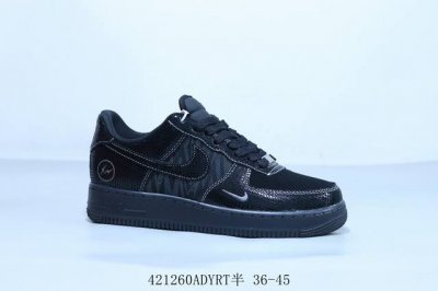 耐克 Nike Air Force 1 Af1耐克 低帮 空军一号休闲板鞋 黑蛇纹 货号 Sc9207-529 421 Adyrt半 36-45