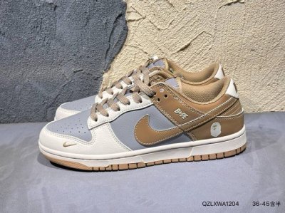 新品上市 海外爆款限量发售！公司级 Nike Sb Dunk Low“Bape联名 米蓝灰” 周年高端定制 低帮休闲板鞋 定制鞋盒 大厂纯原品质出货 超高清洁度