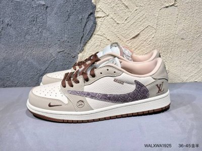 Travis Scott X Fragment Design X Air Jordan 1 Low Og Sp Aj1 乔1 低帮文化休闲板鞋 #多方联名合作融