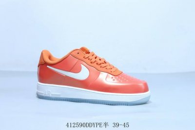 耐克 Nike Air Force 1 Af1耐克 低帮 空军一号休闲板鞋橘白 货号 Aj3664-001 412590Ddype半 39-45
