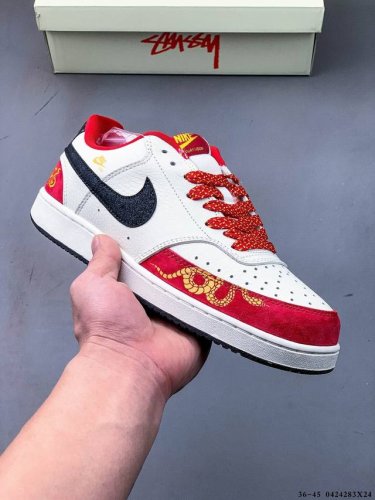 公司级！耐克 Nike Court Vision Low 皮面百搭休闲板鞋 0424283X24
