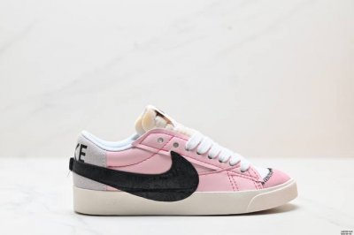 公司级Nk Blazer Low‘77 Jumbo 经典百搭低帮开拓者休闲运动板鞋 真硫化铝楦制作 原厂布料拼接 独家裁片完美鞋型 台湾进口软感荔枝头层皮 原盒