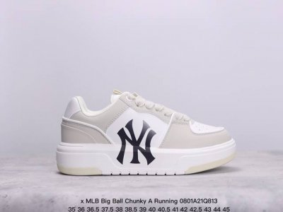 公司级korea韩国ss19限定发售ny美国榄球洋基队限定 X Mlb Big Ball Chunky A Running厚底老爹厚底休闲运动慢跑鞋 货号:3A