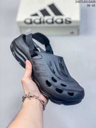 adidas Maxxclog 夏季休闲沙滩拖鞋凉鞋 魔术贴舒适轻便运动防滑潮流洞洞凉鞋 07Ld315A28 - 点击图像关闭