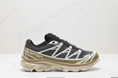 公司级salomon Xa Pro Xt-6 Ft萨洛蒙户外越野跑鞋 鞋面采用sensifit贴合技术 全方位贴合包裹脚型 鞋跟部鞋底牵引设计 提供强大的抓地性