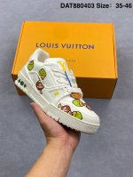 公司级全新Lv路易威登Louis Vuitton Trainer Sneaker Low休闲运动文化百搭板鞋 尺码:35-46 Id:Dat880403