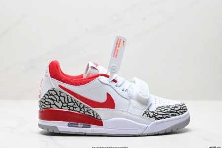 公司级三合一最强合体，多种新配色回归耐克nike Air Jordan Legacy 312 Low”White Grey Fog Blue Red“乔丹最强三 - 点击图像关闭