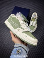 B 公司级Aj1倒勾Travis Scott X Air Jordan 1 ” Reverse Mocha “ Aj1乔1 Ts 闪电 联名倒钩 低帮文化篮球鞋