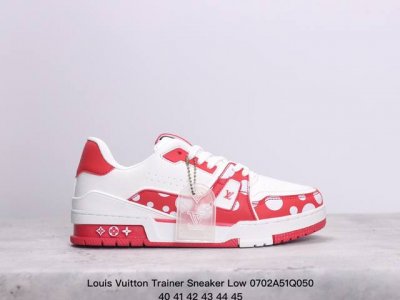公司级全新lv路易威登louis Vuitton Trainer Sneaker Low休闲运动文化百搭板鞋 Xm0702Q050
