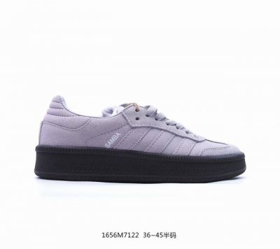 阿迪达斯 Ad Samba Xlg 桑巴舞加大厚底版系列德训风百搭松糕休闲运动板鞋 。自originals Samba成功借势blokecore风潮一跃成为街头