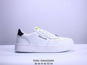 Fendi 芬迪 板鞋 休闲鞋 独家官网一比一开模 渠道原装订单 釆用精选舒适面料 鞋面走线工整 清晰质感 高端时尚 简约大气 Xm1206Q655