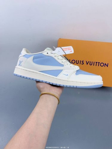 公司级 Travis Scott X Fragment Design X Jordan Air Jordan 1 Low Og Sp 多方联名合作融合了Trav