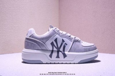 公司级Korea韩国Ss19限定发售Ny美国榄球洋基队限定 X Mlb Big Ball Chunky A Running厚底老爹厚底休闲运动慢跑鞋 货号:3A