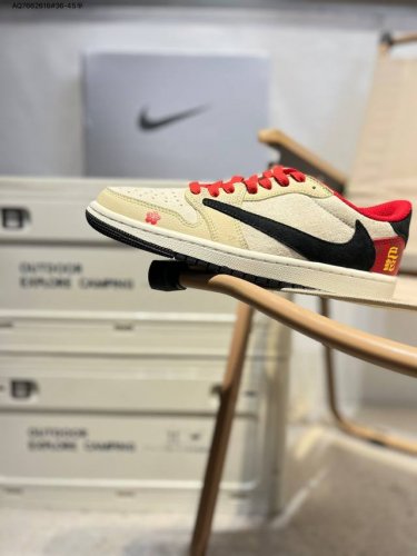 公司级头层皮乔丹Air Jordan 1 Low Aj1低帮系列篮球鞋 官方同步配色 原装级产物 #拒绝公底 立体鞋型 细节完美 高清洁度Dm7866 Aq76