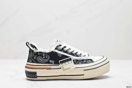 公司级xvessel G.O.P. Lows Paisley 吴建豪 帆布 腰果花 防滑耐磨平衡轻便透气 低帮 板鞋 重工解构厚底软木百搭乞丐风增高板鞋古法手工 - 点击图像关闭